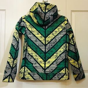 Vibrant Green and Yellow Kids Raincoat